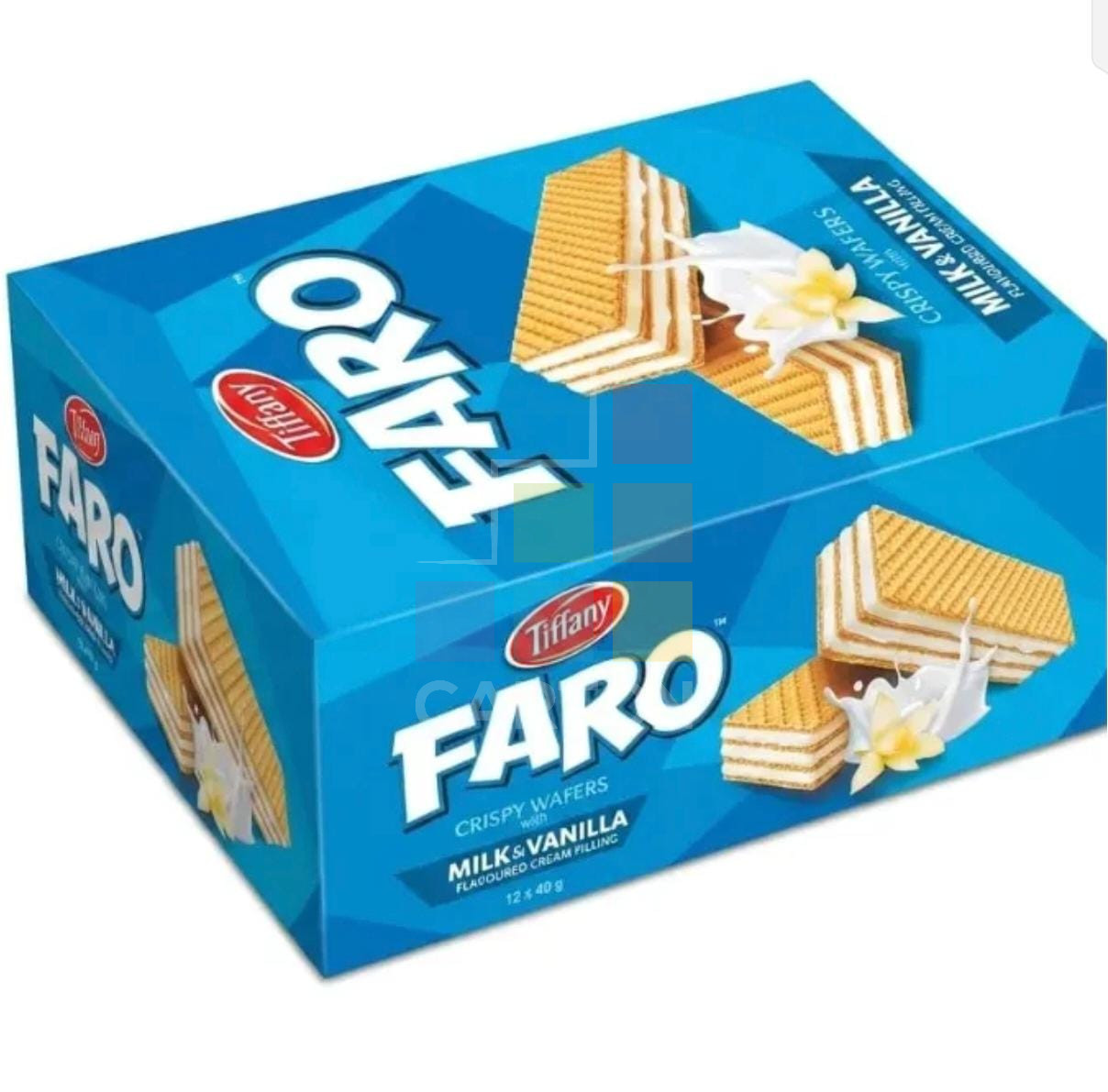 Tiffany Faro Vanilla Wafers 12*40gm